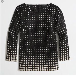 NWOT-JCrew polka dot top